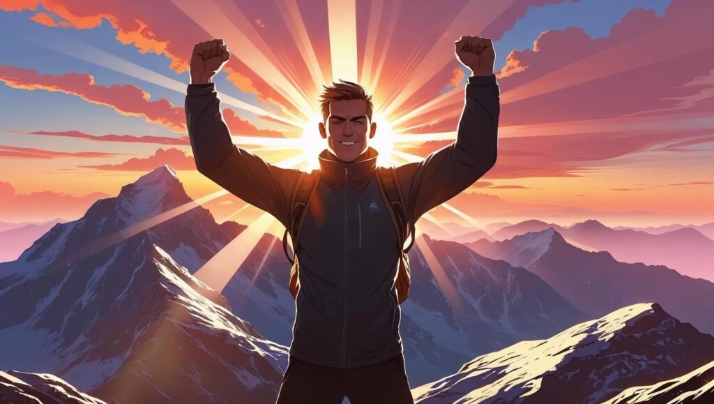 Attitude Is Everything by Jeff Keller cover inspiration with sunrise success symbolism