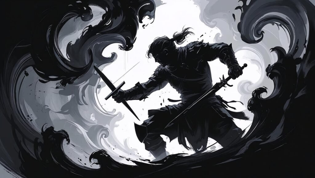 Creative battle representing The War of Art by Steven Pressfield