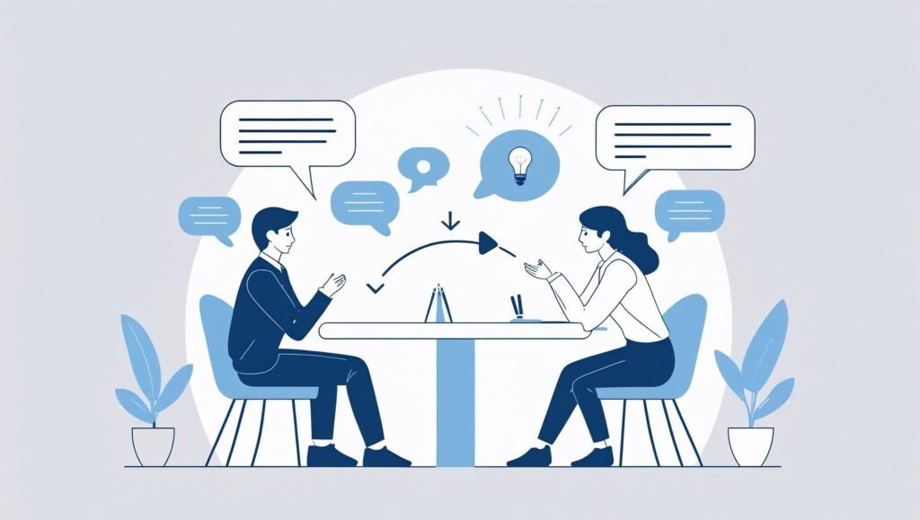 Featured visual representing The Communication Book communication strategies