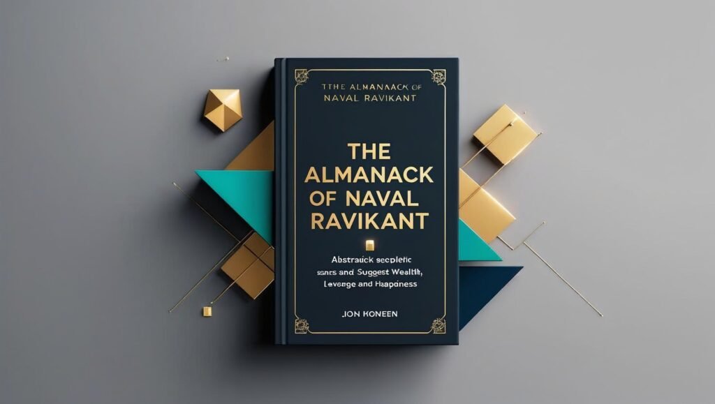 The Almanack of Naval Ravikant book cover with wealth and happiness themes