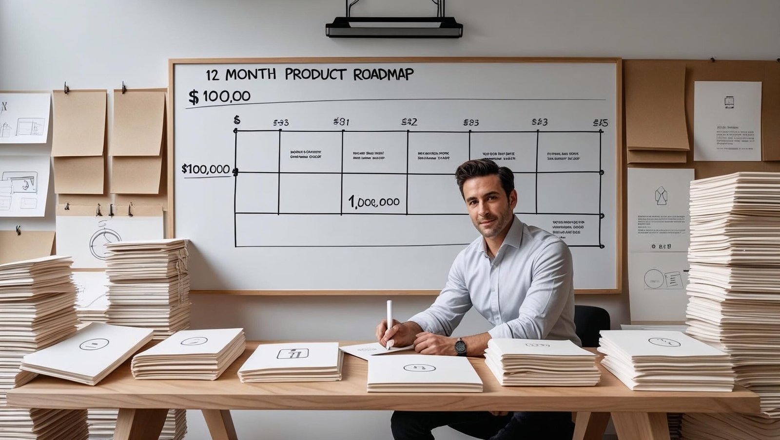 12-month business plan from 12 Months to dollar1 Million