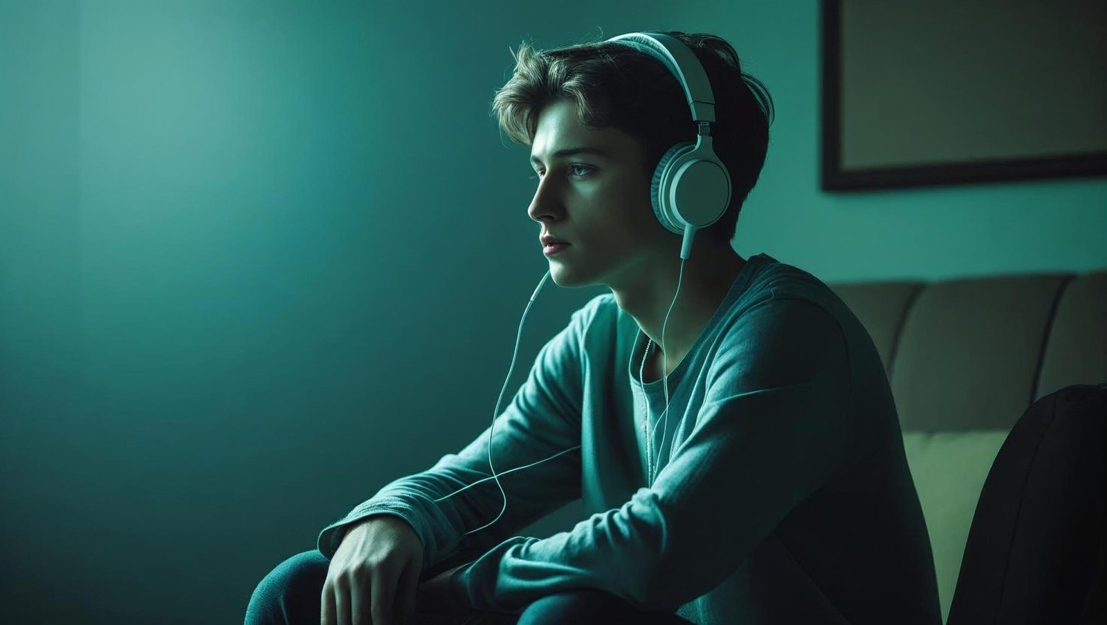Solitary young adult reflecting on lessons from The Rudest Book Ever