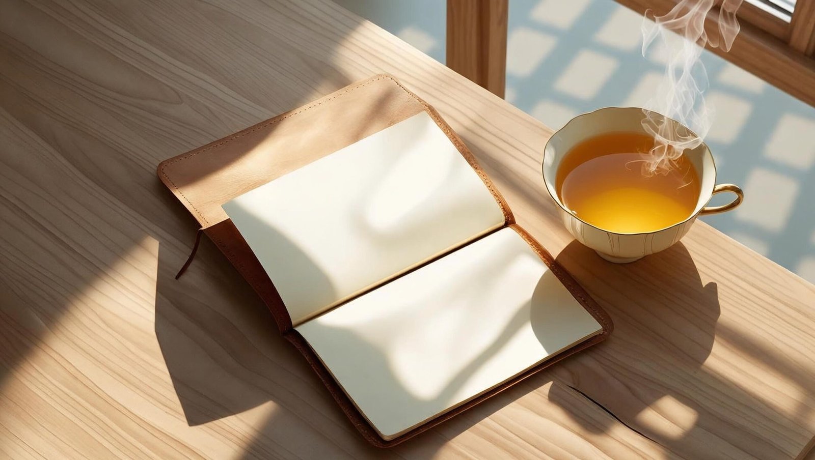 Peaceful morning journal setup inspired by The Miracle Morning