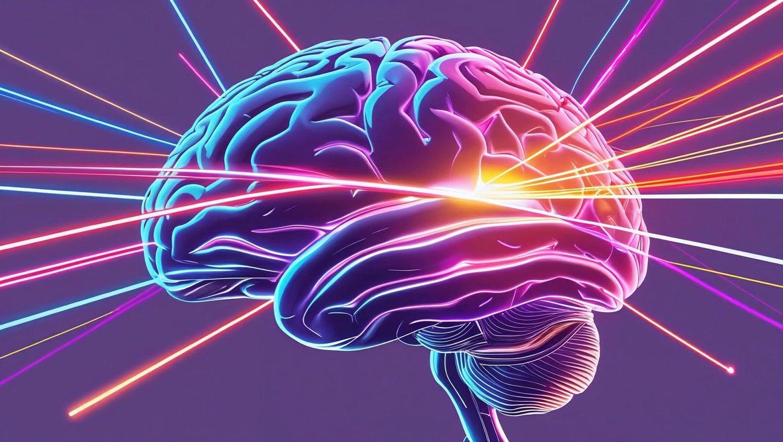 Brain visualizing focused attention from Hyperfocus by Chris Bailey