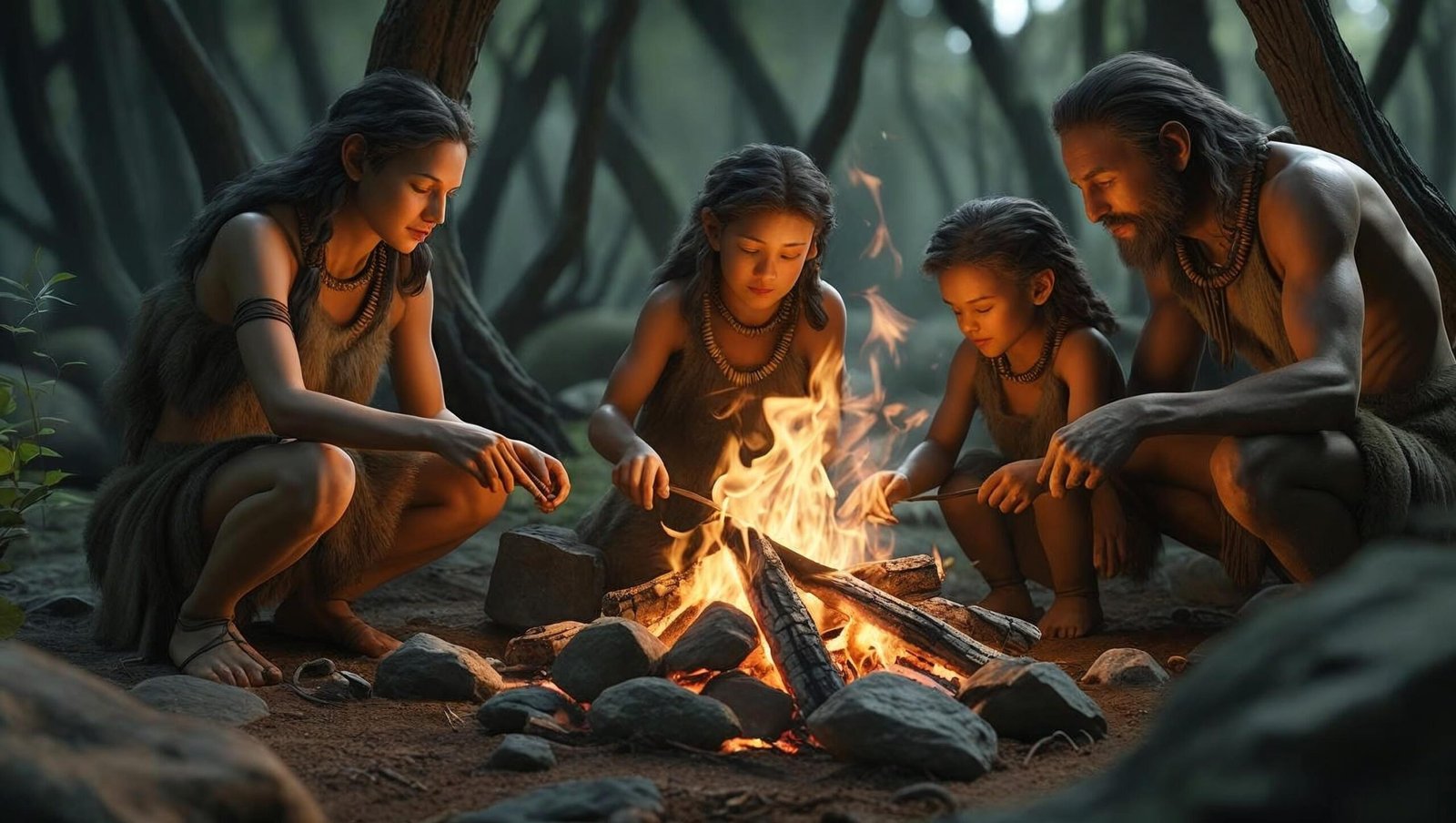 Hunter-gatherer life as shown in Sapiens A Brief History of Humankind