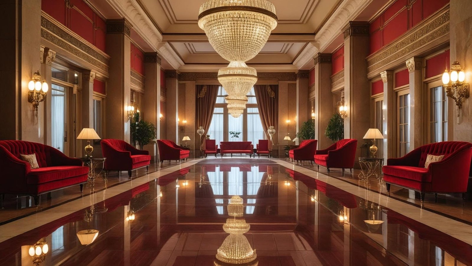 Illustration of the Metropol Hotel from A Gentleman in Moscow by Amor Towles
