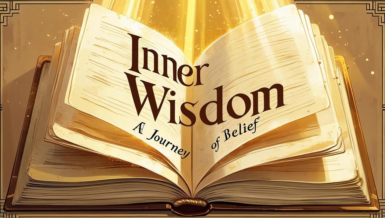Open book visual symbolizing the wisdom in Believe in Yourself by Joseph Murphy