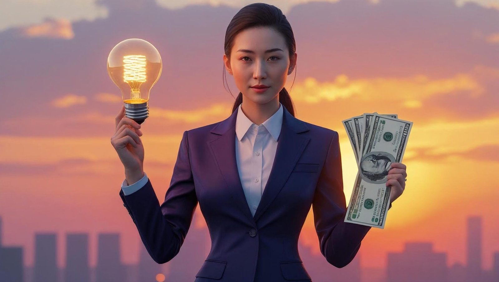 Empowered woman applying lessons from The One Minute Millionaire