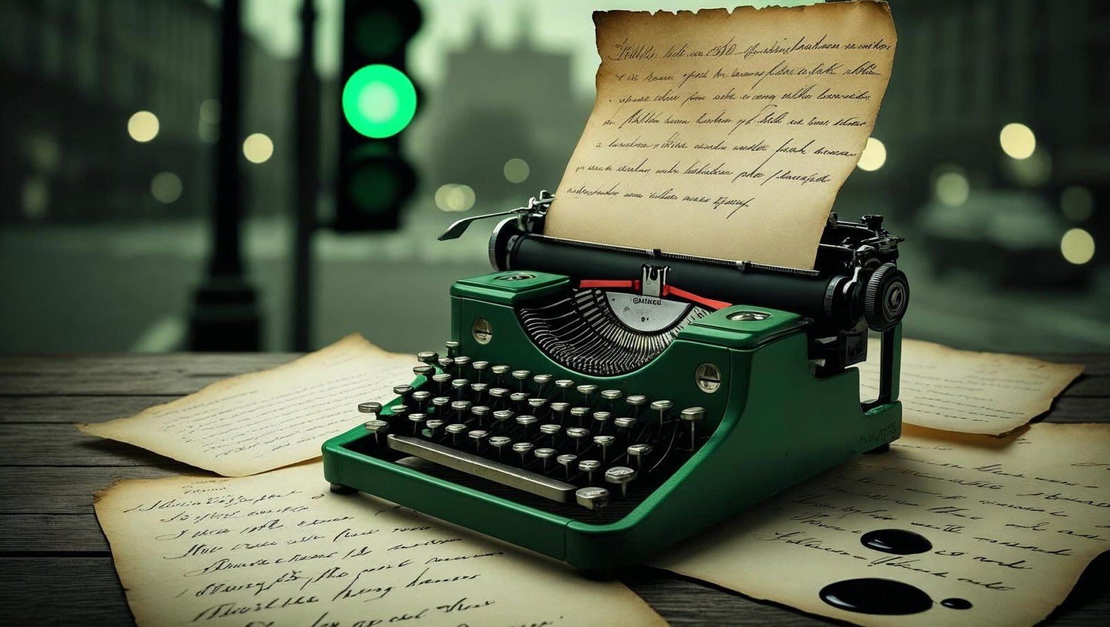 Greenlights by Matthew McConaughey symbolic typewriter and journal