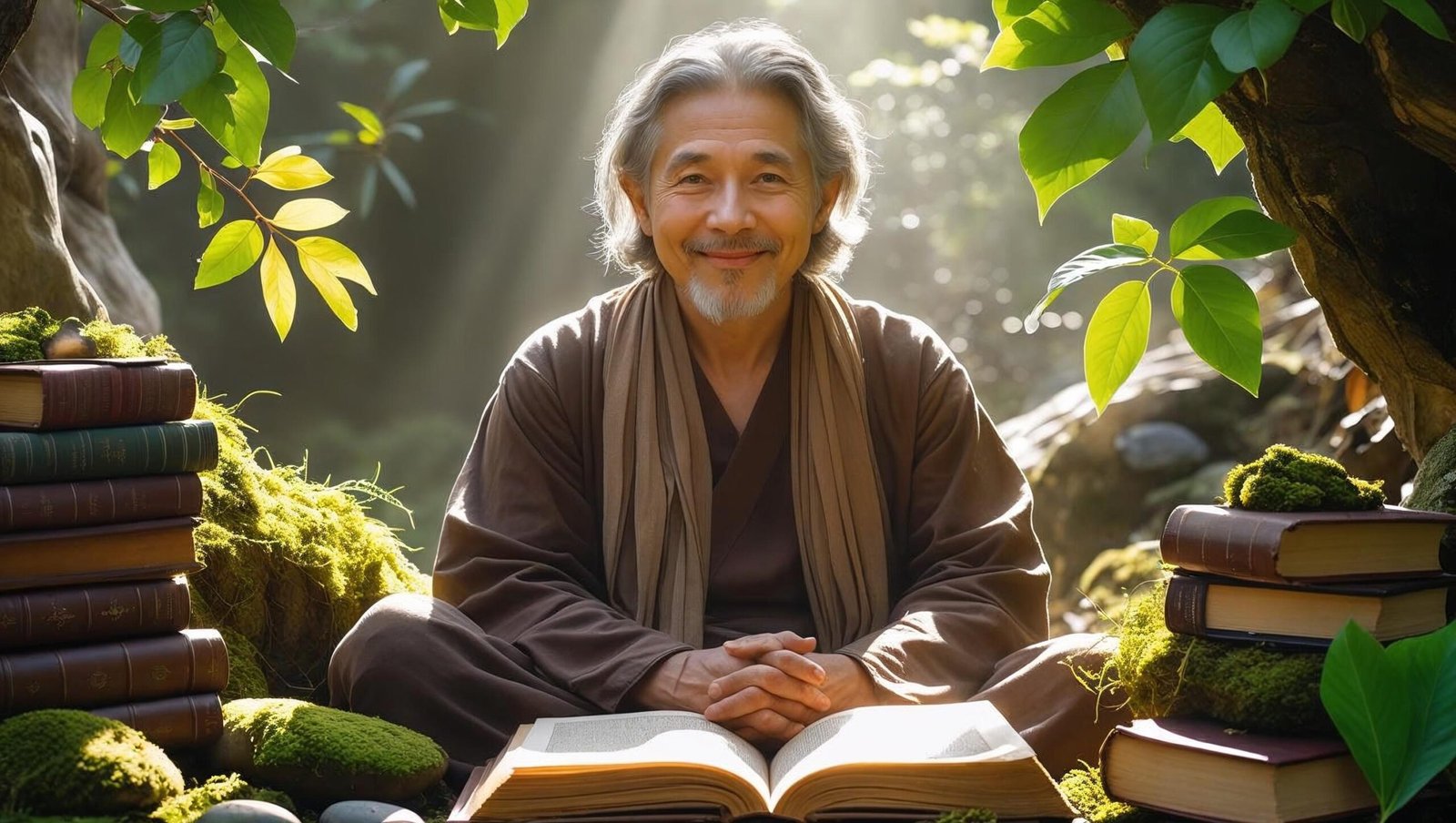 Spiritual teacher resembling Eckhart Tolle