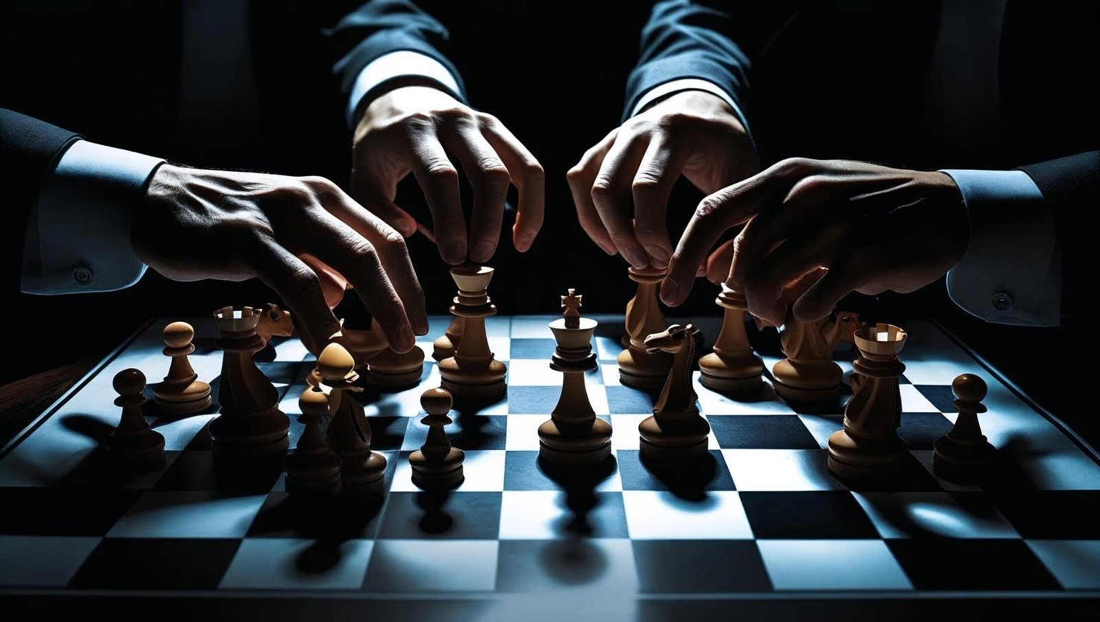 Chessboard symbolizing strategic manipulation in dark psychology
