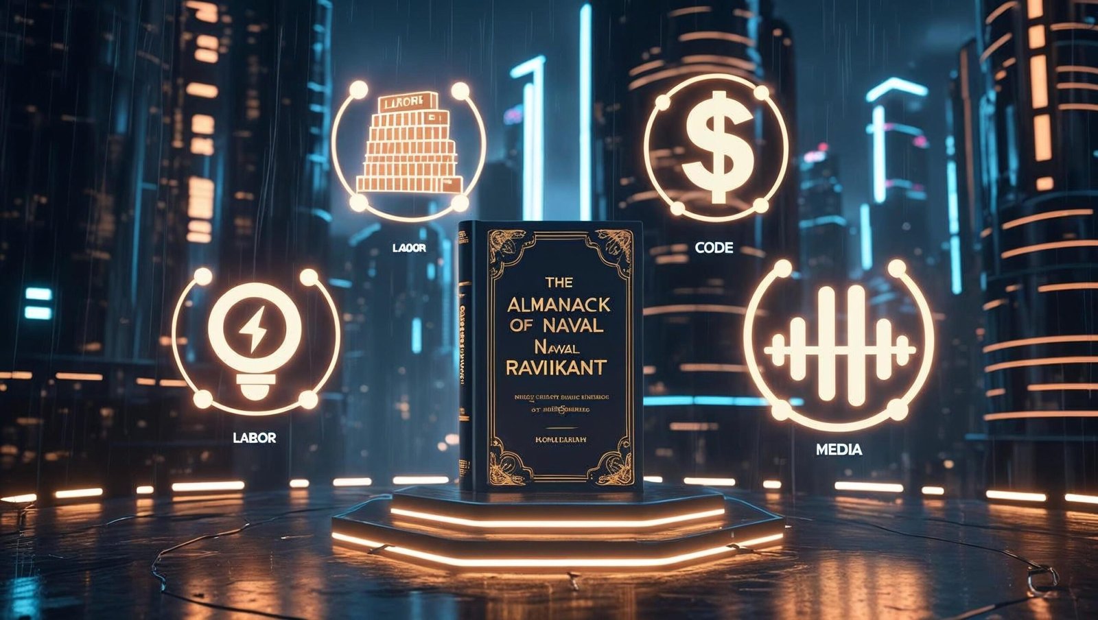 Four types of leverage from The Almanack of Naval Ravikant