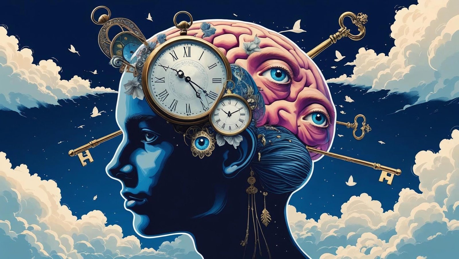 Visualization of unconscious thoughts from Freud's Interpretation of Dreams