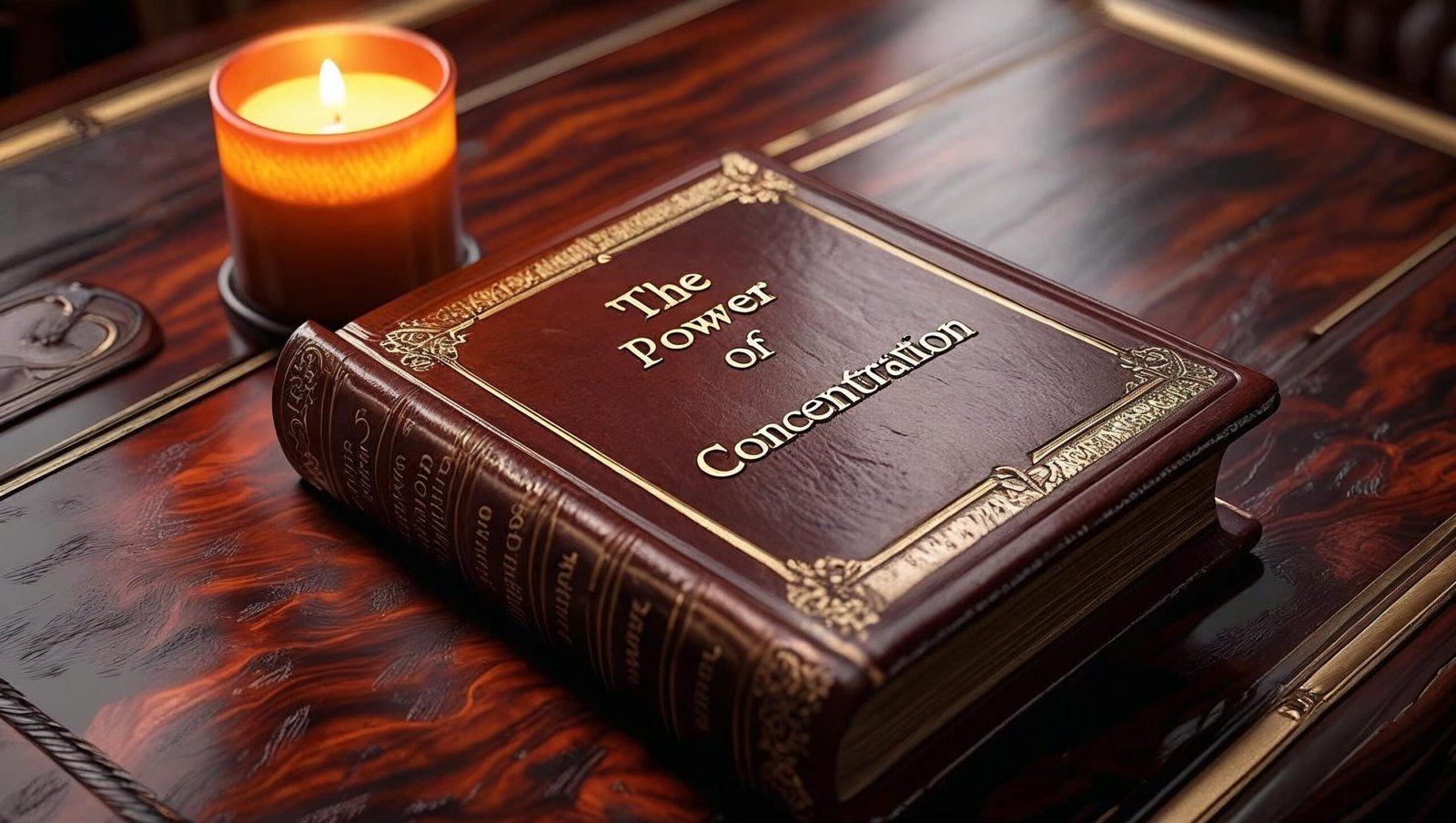 Antique edition of The Power of Concentration by Theron Dumont