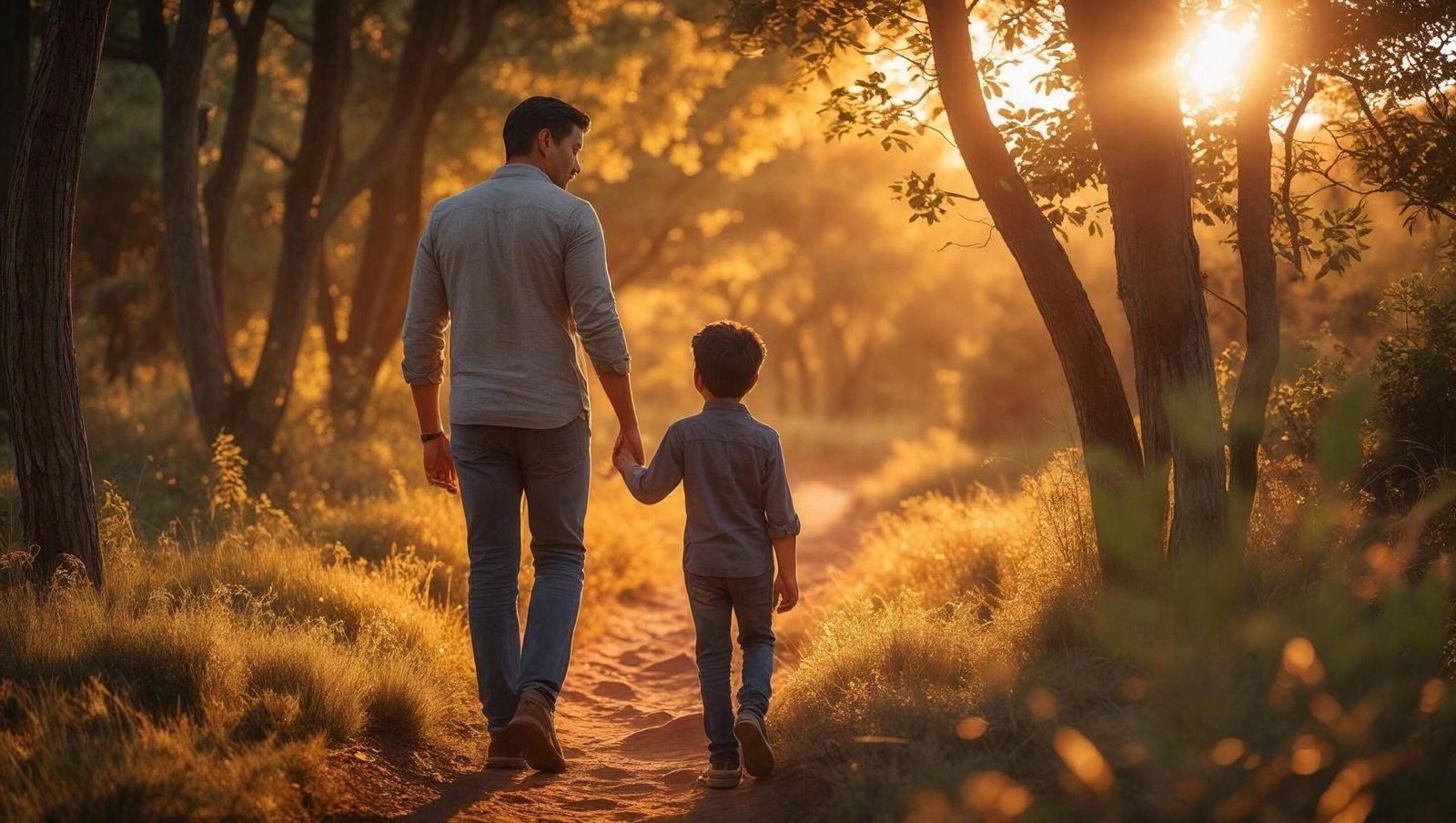 father and child symbolizing growth in 12 Rules for Life by Jordan Peterson