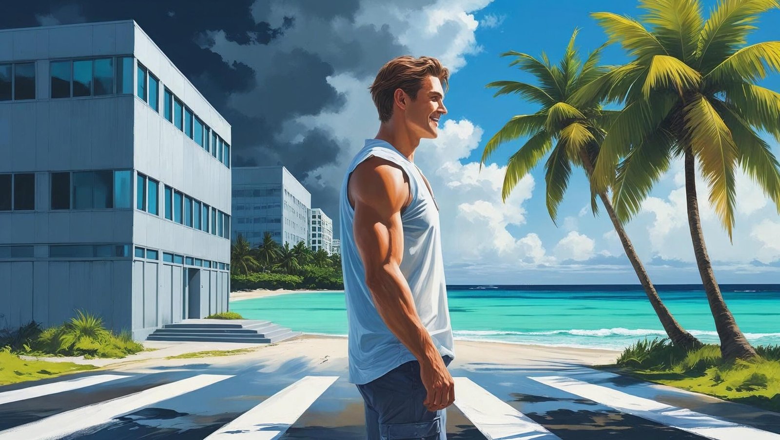 FU Money by Dan Lok lifestyle choice visual between job and freedom