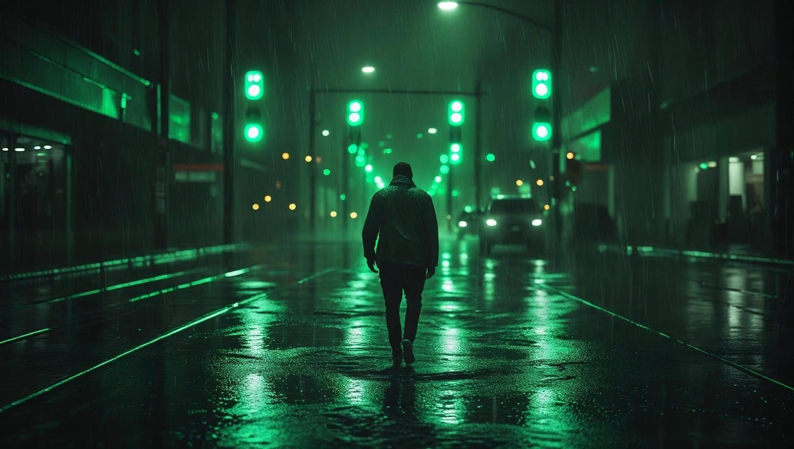 Greenlights by Matthew McConaughey nighttime metaphor with green light