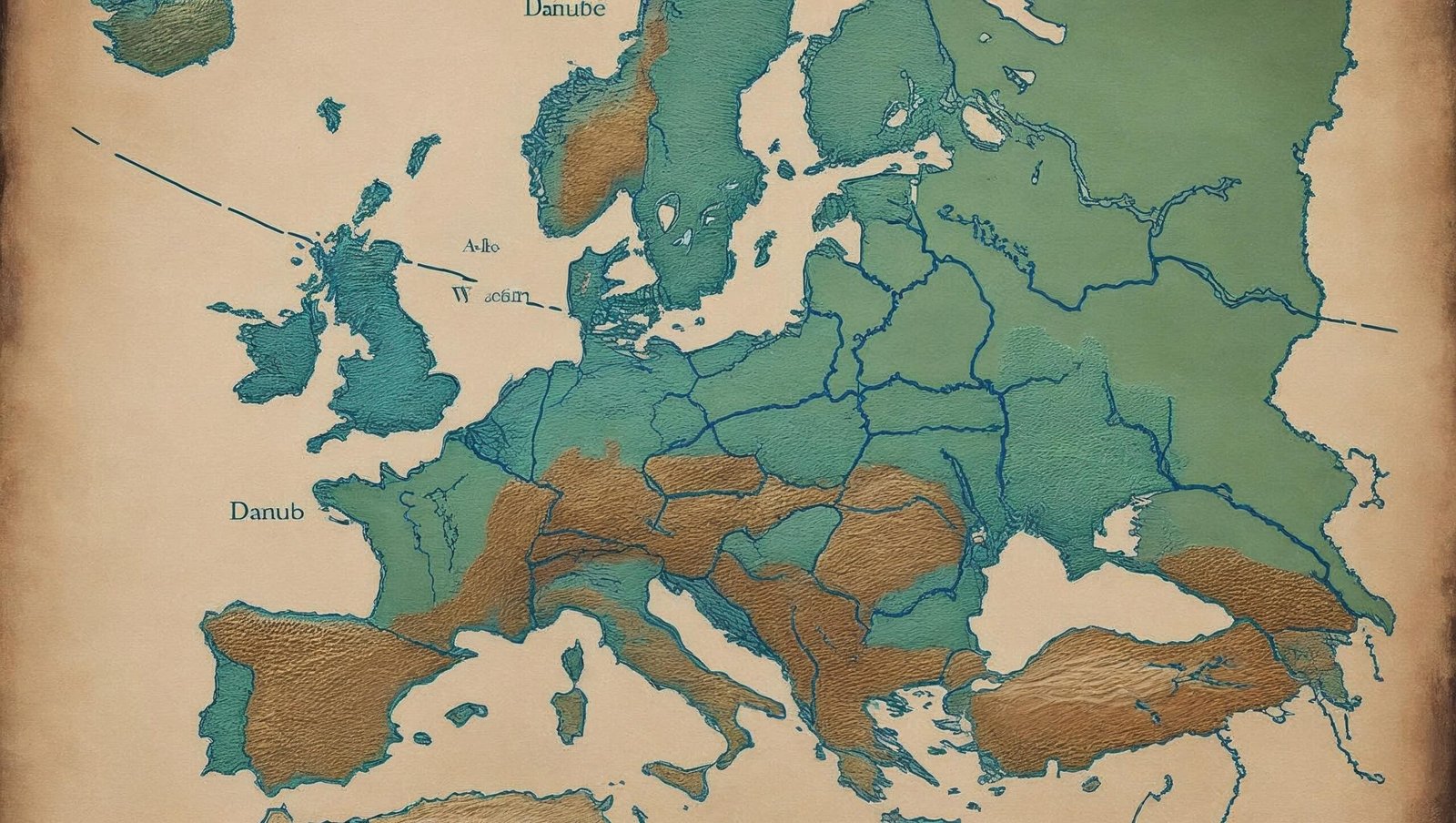 Europe’s geographical divisions impacting political unity from The Revenge of Geography