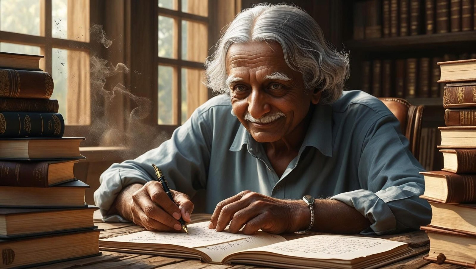 Abdul Kalam replying to letters – from My Journey by Abdul Kalam
