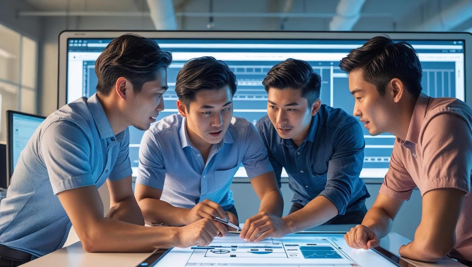 Technical team using structured communication