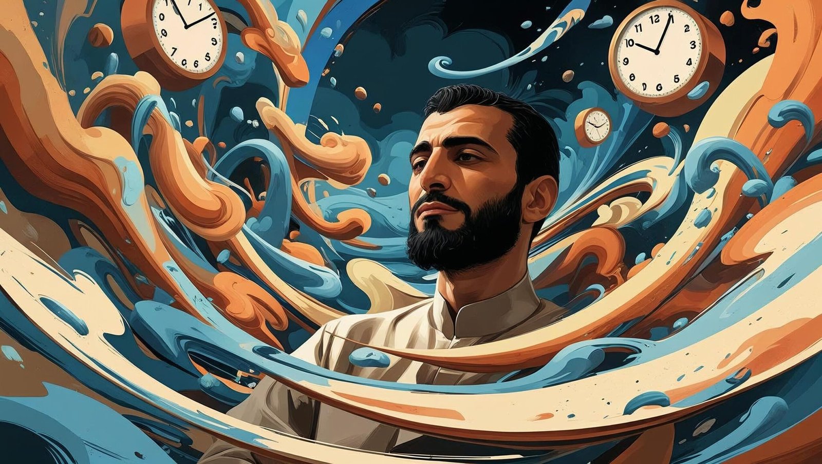 Staying focused amidst distractions, as taught in The Practicing Mind.