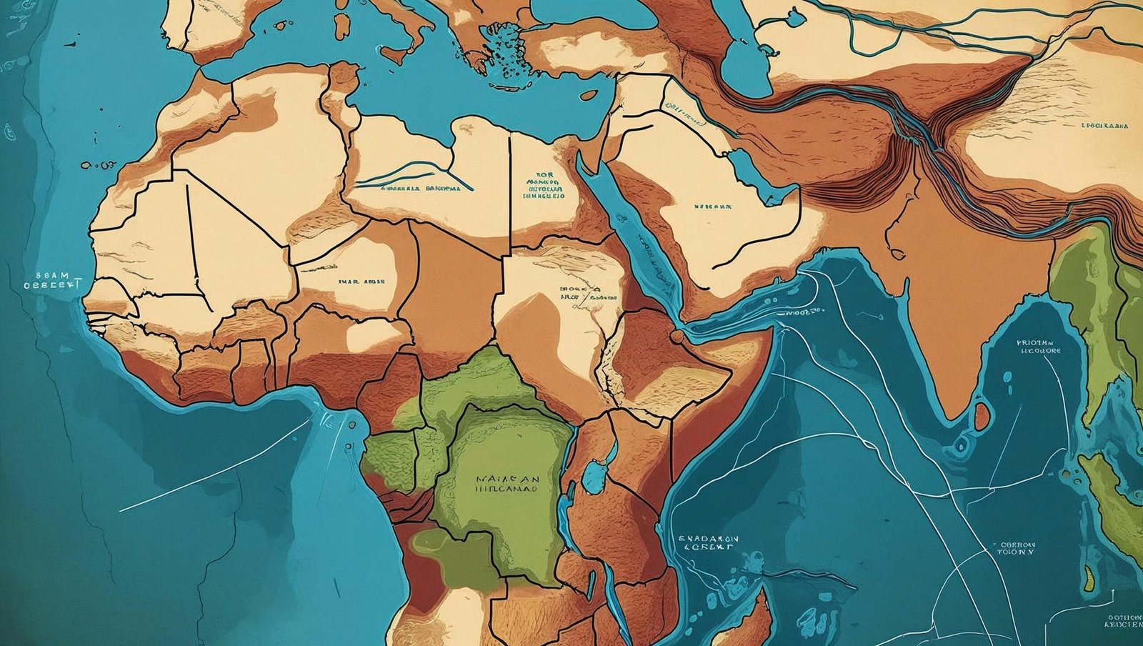 Africa’s challenging geography affecting development from The Revenge of Geography