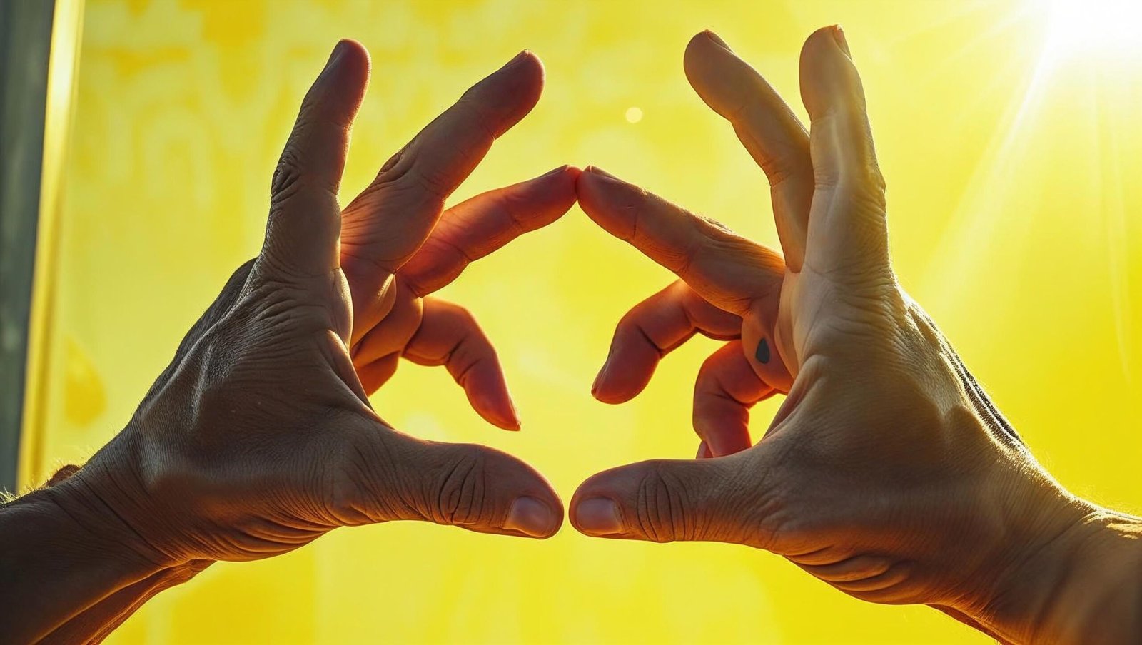 Hands showing a stop gesture representing assertiveness