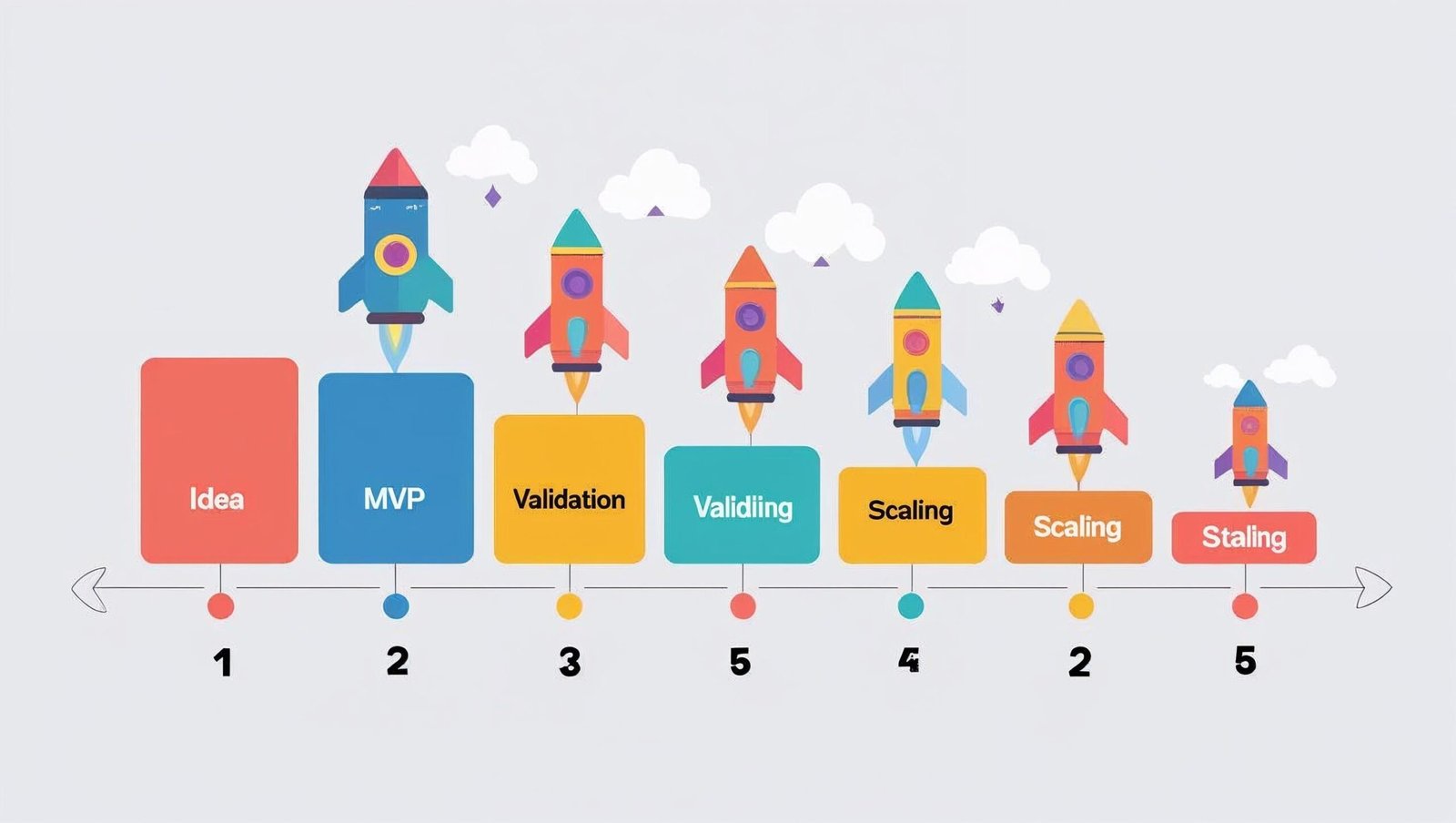 Startup scaling framework from The Lean Startup by Eric Ries
