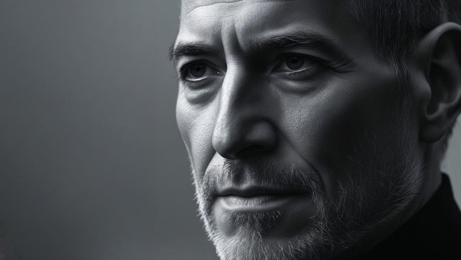 Steve Jobs by Walter Isaacson reflective portrait final years