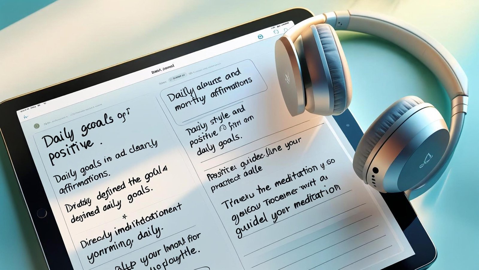Digital journaling and meditation with The Miracle Morning