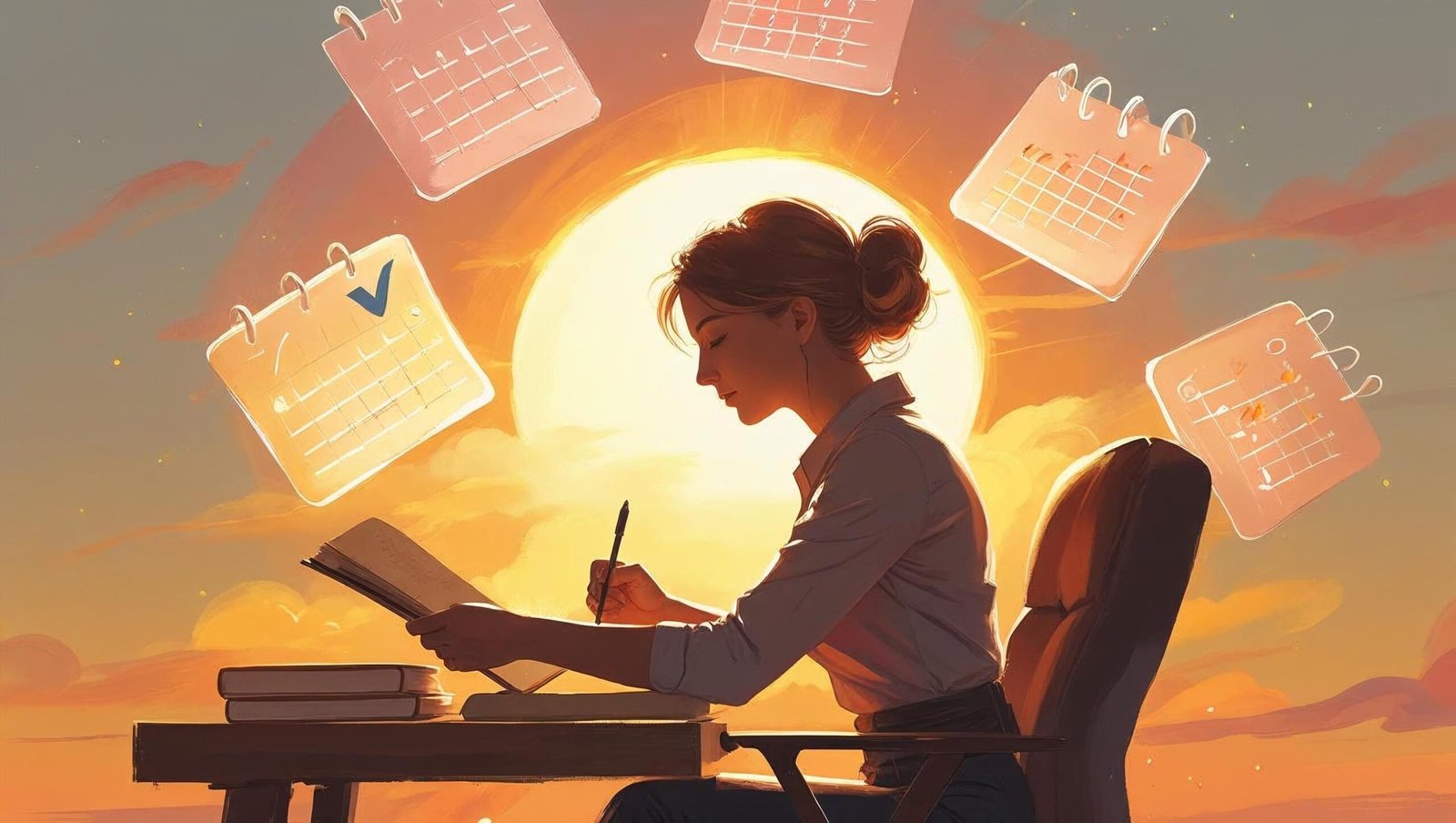 Atomic Habits by James Clear habit tracking illustration
