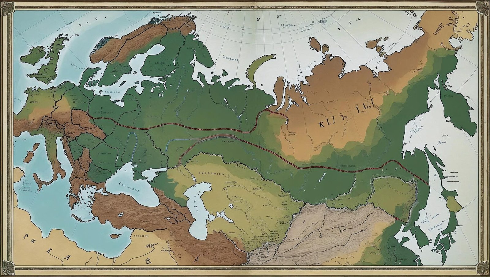 Russia’s vast plains and invasion routes illustrating geopolitical challenges in The Revenge of Geography
