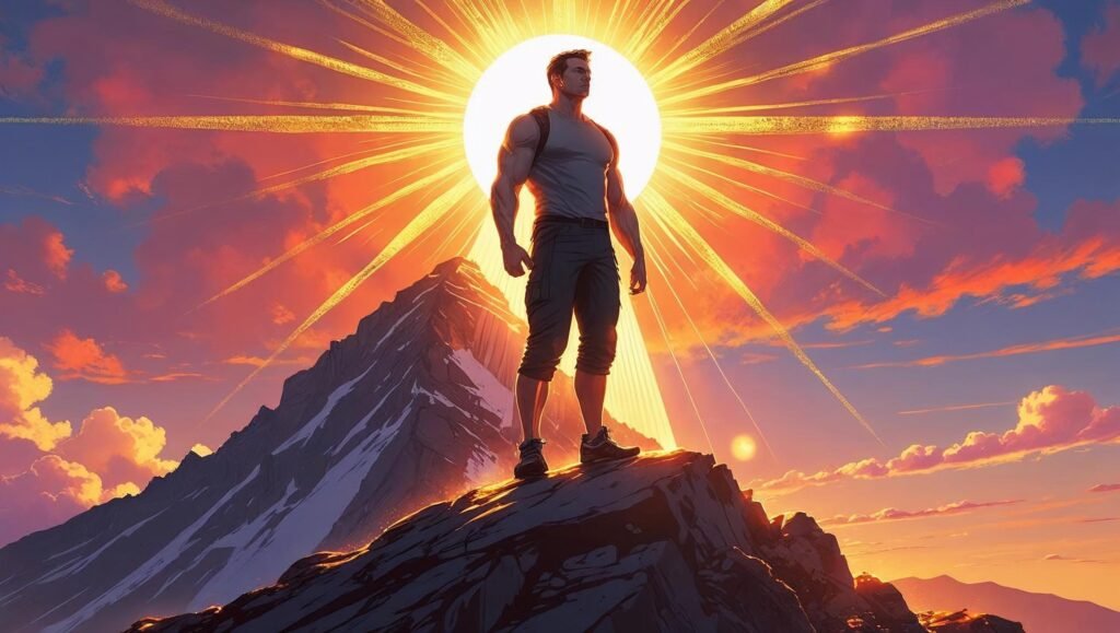 awaken the giant within by tony robbins featured illustration of personal transformation