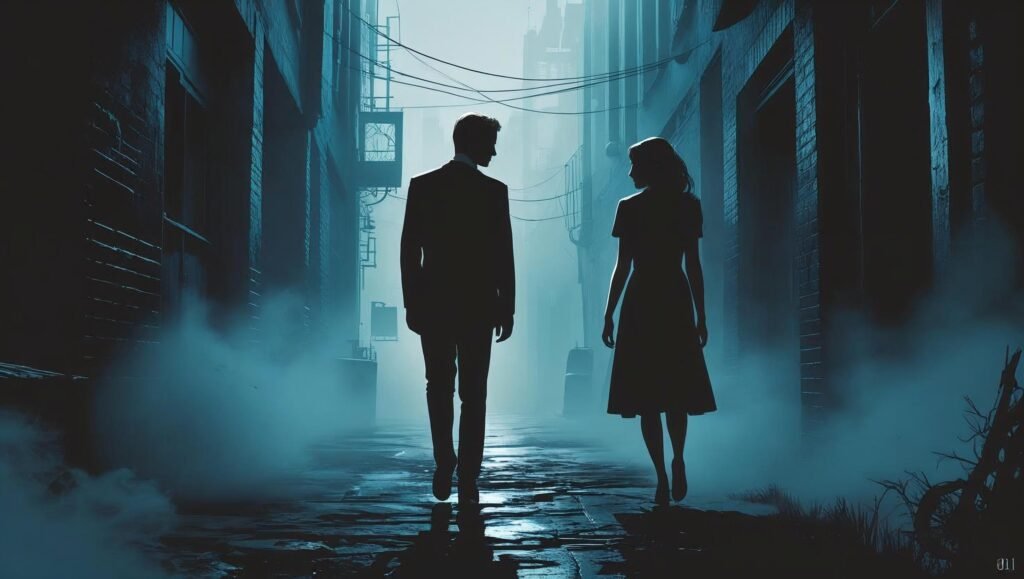 Talking to Strangers by Malcolm Gladwell featured image of strangers walking in fog