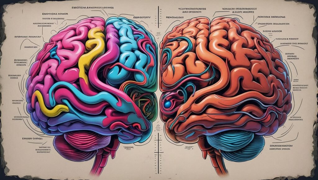 Featured visual interpretation of brain science from Behave by Robert Sapolsky