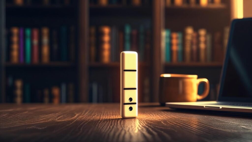 the one thing by gary keller featured image with glowing domino