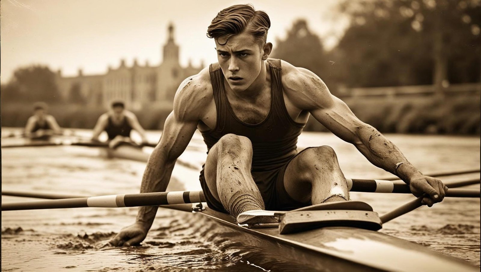 Watch The Boys in the Boat training in the Depression era