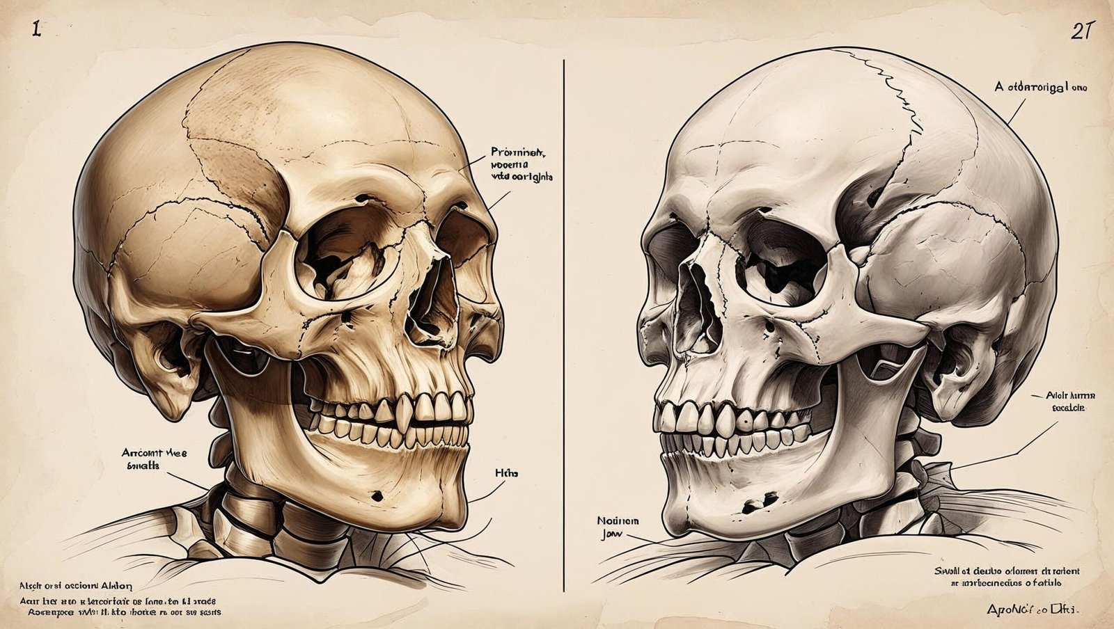 Breath by James Nestor skull evolution jaw comparison