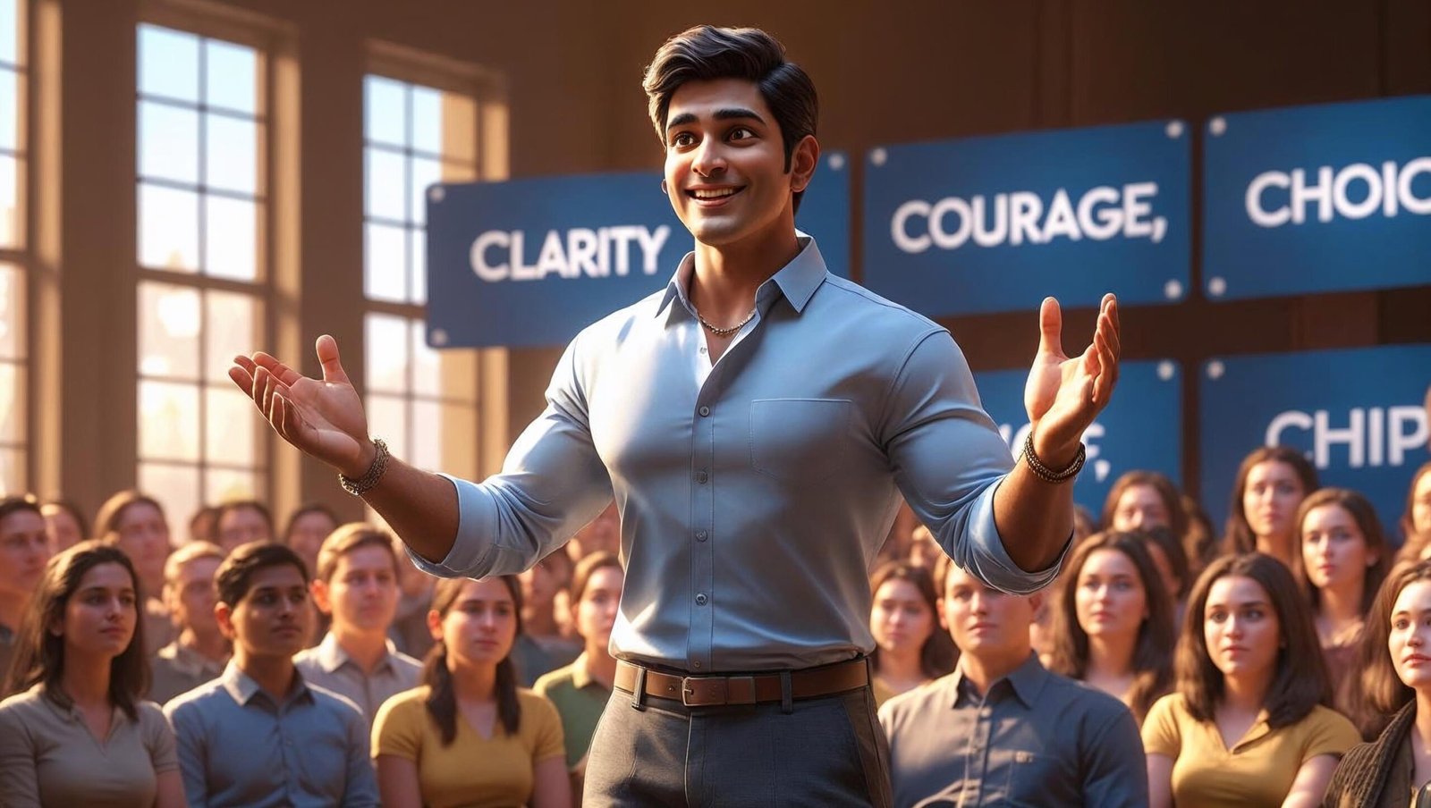 Keynote on clarity, courage, and success themes inspired by Do Epic Shit by Ankur Warikoo