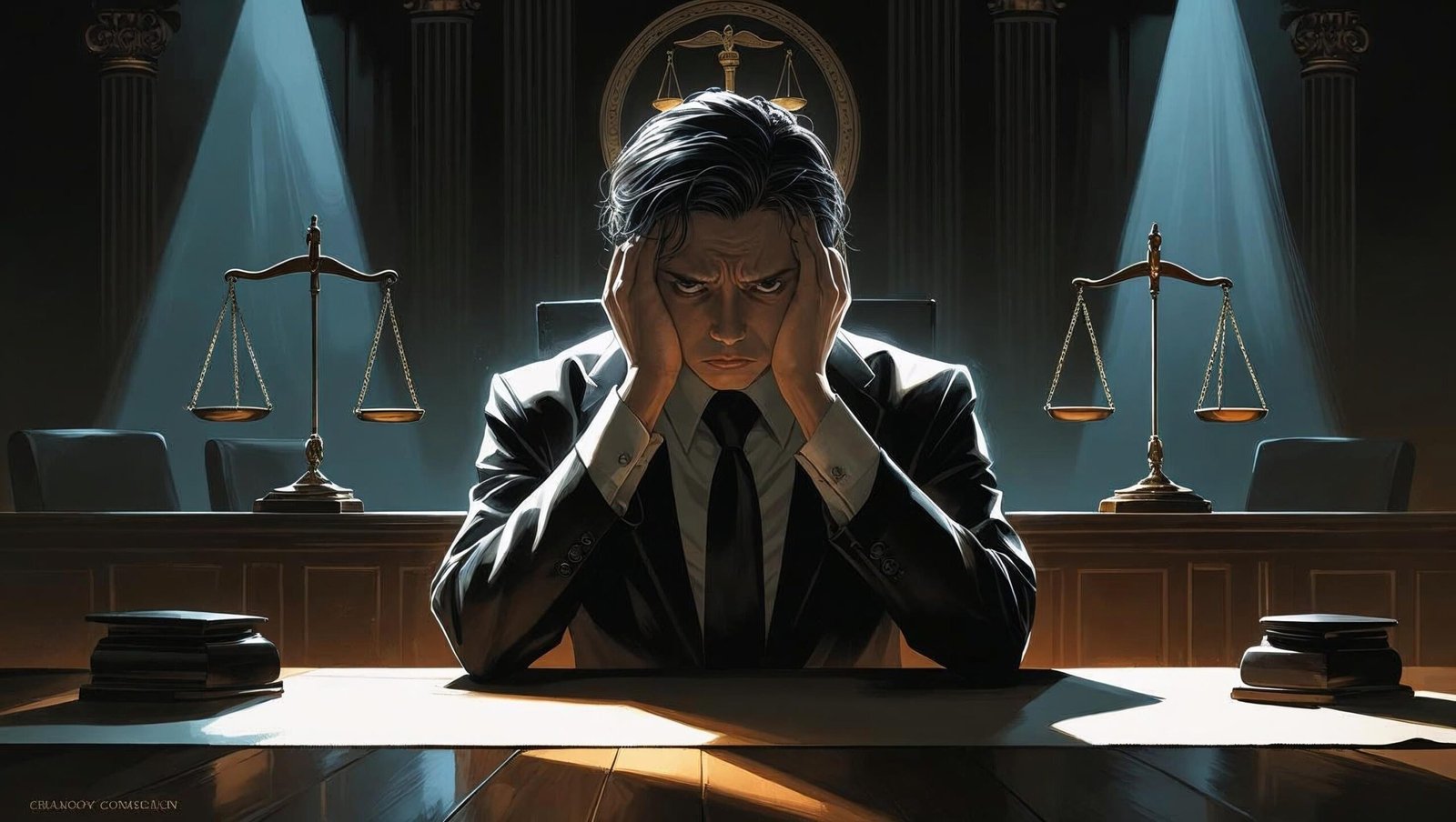 Talking to Strangers by Malcolm Gladwell image of courtroom misjudgment
