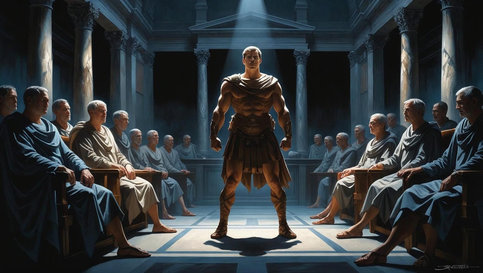 Lives of the Stoics by Ryan Holiday Cato in Roman Senate