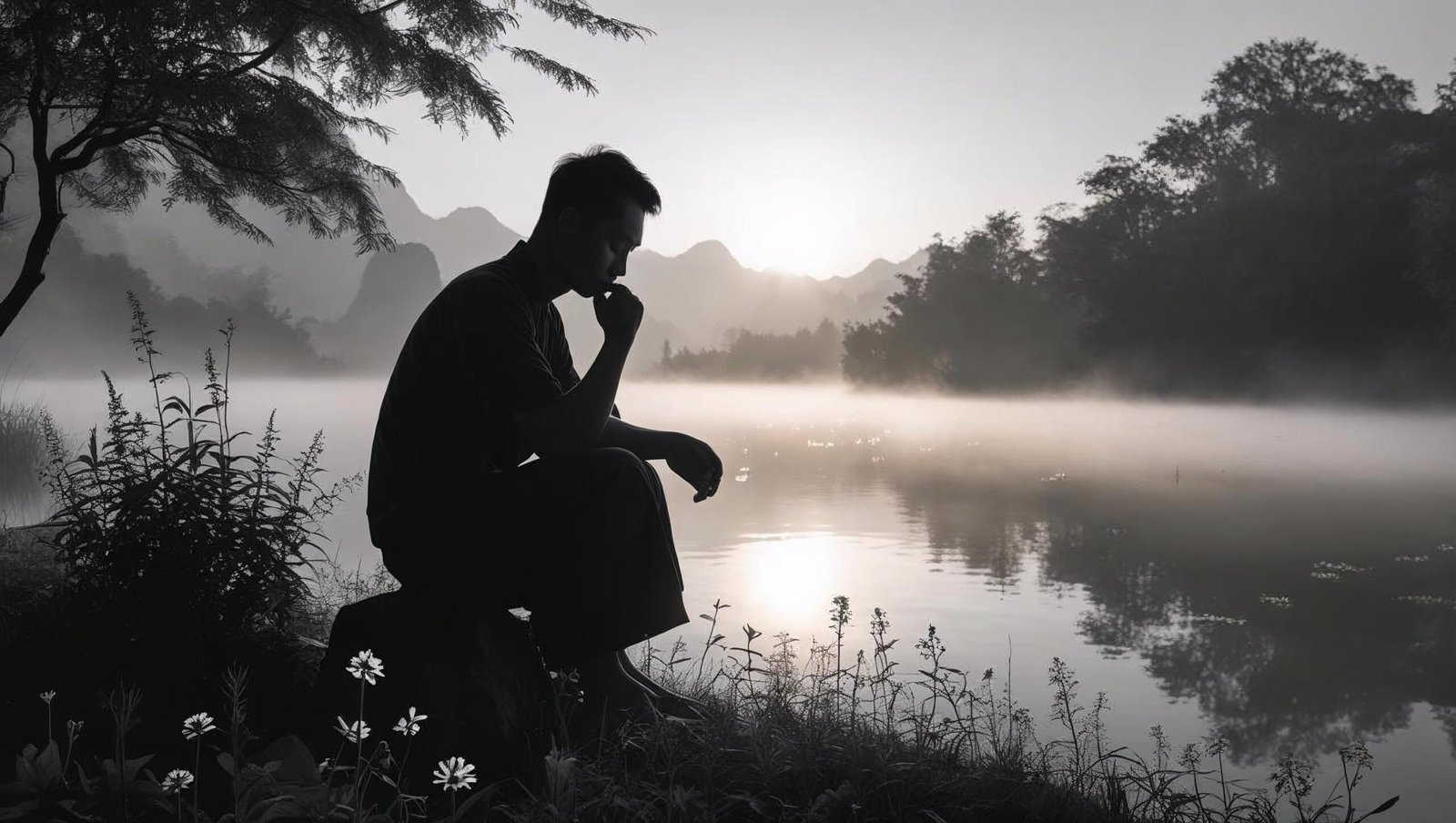 Dawn solitude scene from The Comfort Book by Matt Haig