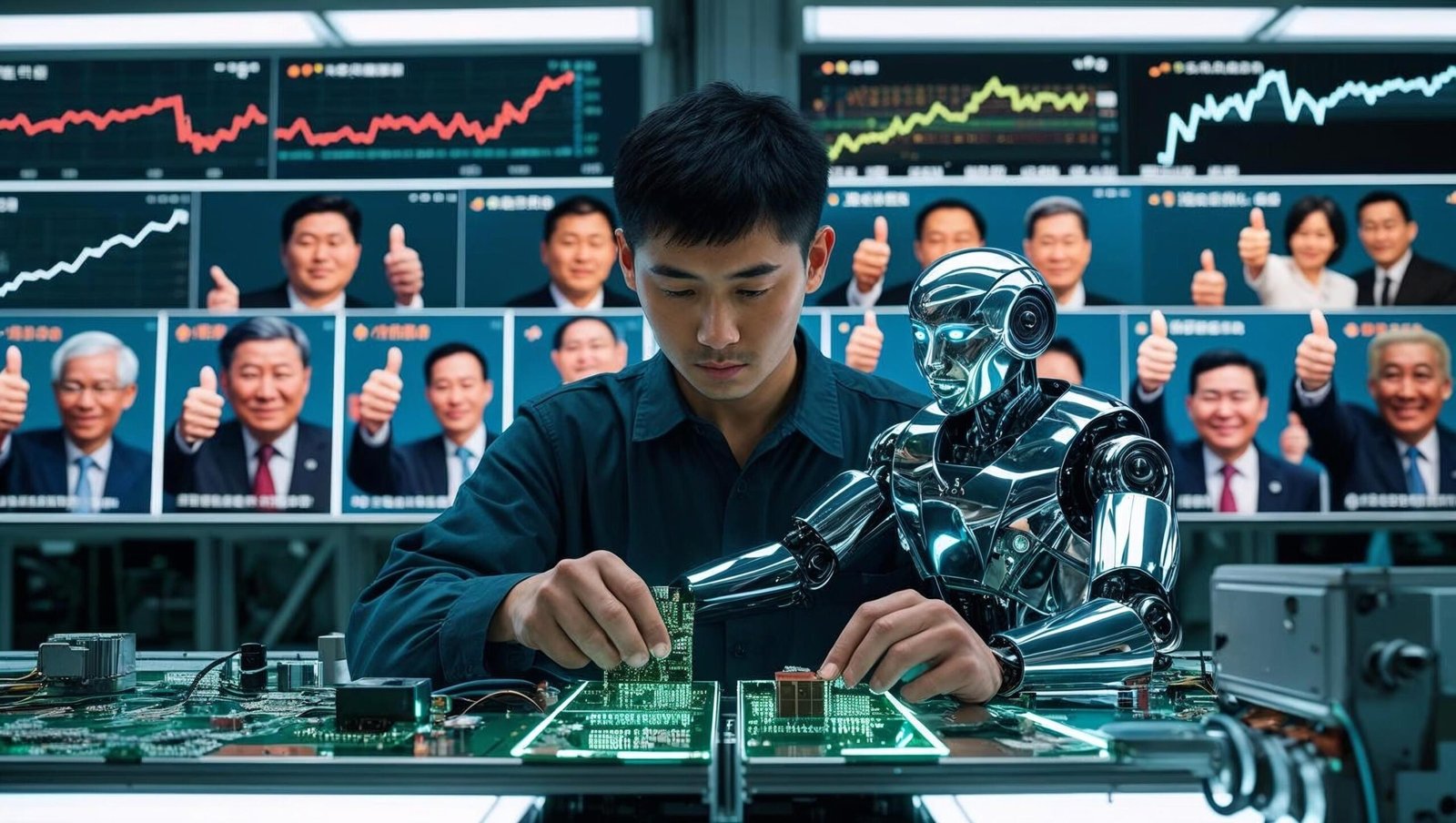 Evil Geniuses by Kurt Anderson image of automation and manipulation