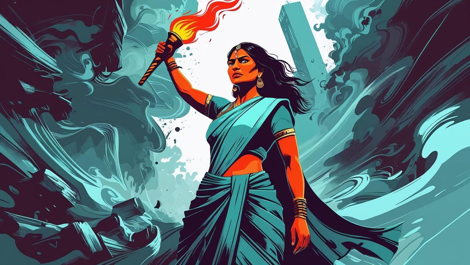 Matriarch resilience and leadership symbolism