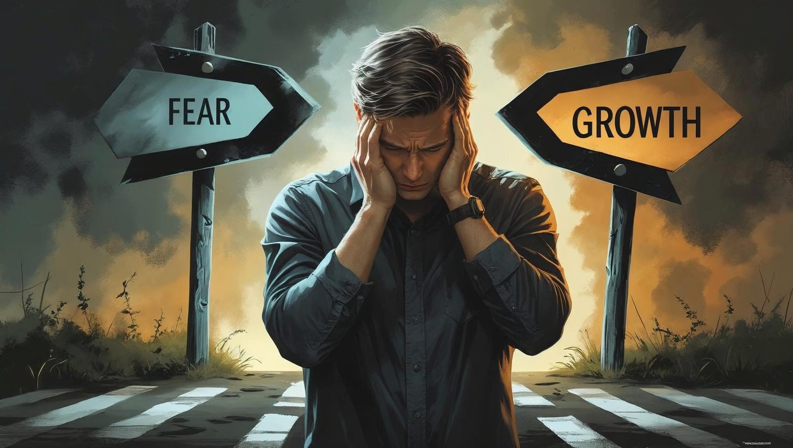 Rewire Your Anxious Brain by Catherine M Pittman fear vs growth journey