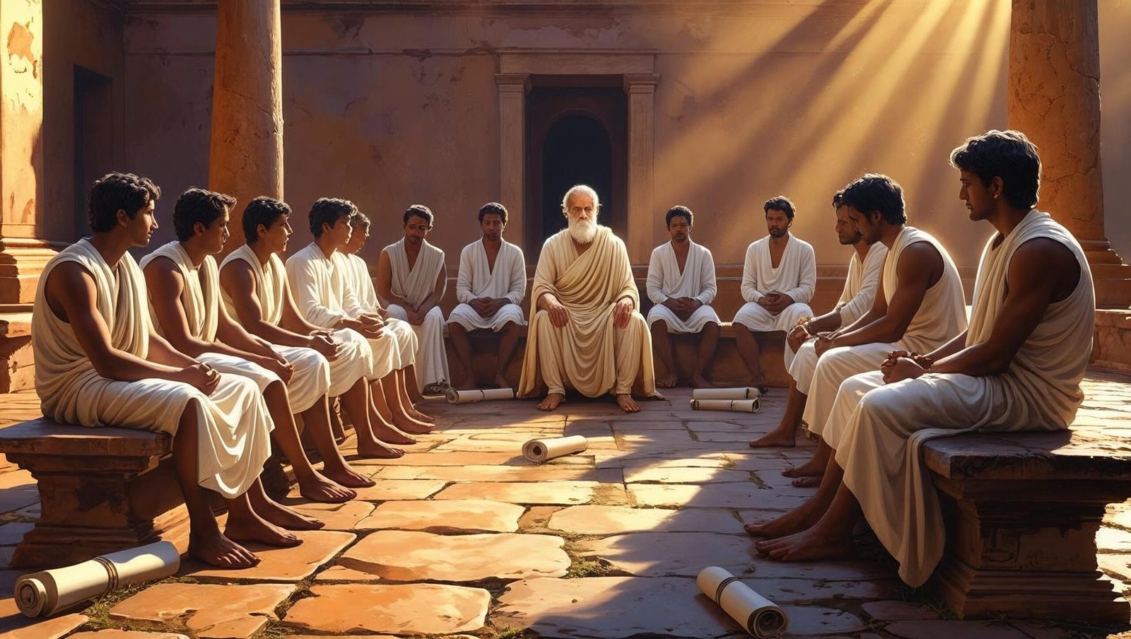 Lives of the Stoics by Ryan Holiday Epictetus teaching students