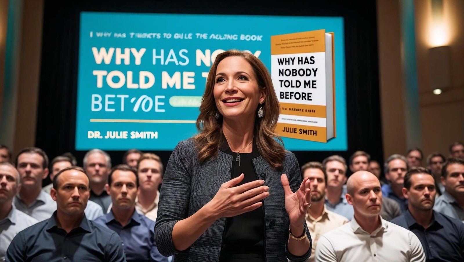 Dr. Julie Smith presenting Why Has Nobody Told Me This Before by Dr. Julie Smith