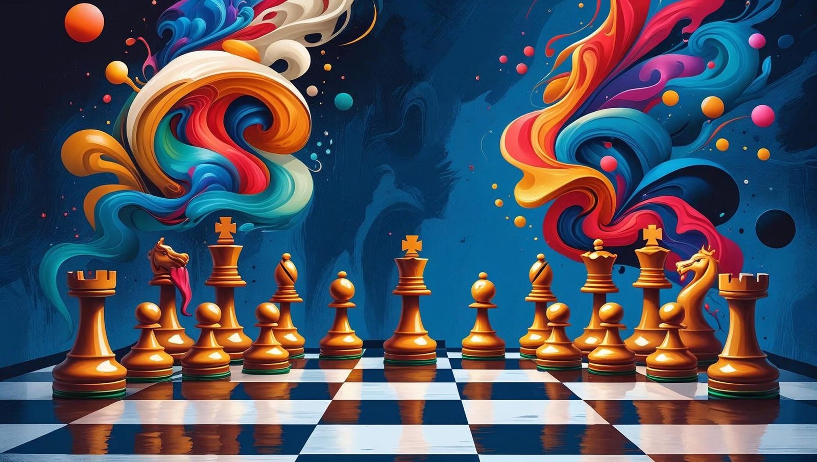 Blink by Malcolm Gladwell symbolic chessboard of logic and intuition