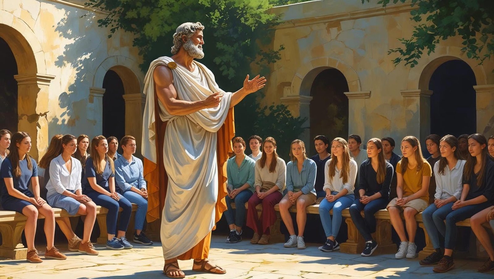 A Guide to the Good Life by William Irvine Stoic teachings scene