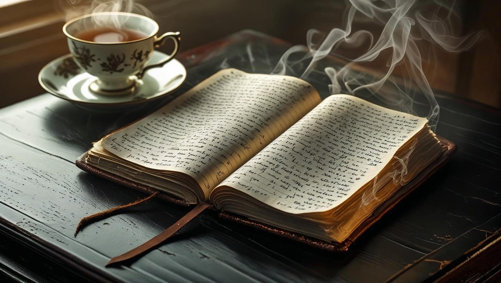 It is OK That You Are Not OK grief journal and tea